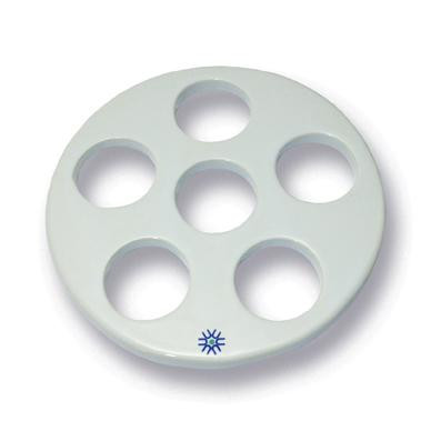 Porcelain Desiccator Plate with Stand, 190mm Diameter