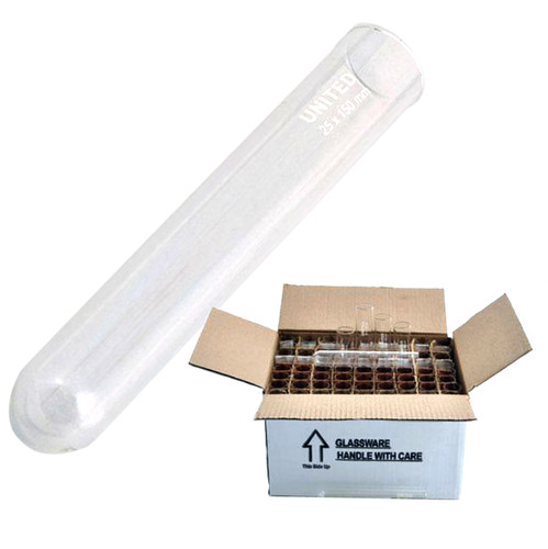 Test Tube, No Rim, Borosilicate Glass, 15 x 125mm, case/720