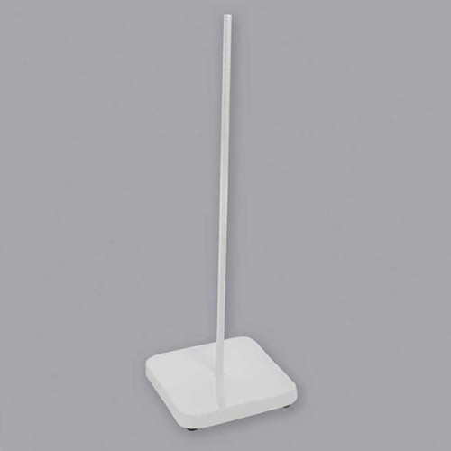 Support Stands with Rod and Base, Porcelain, 6" x 6"