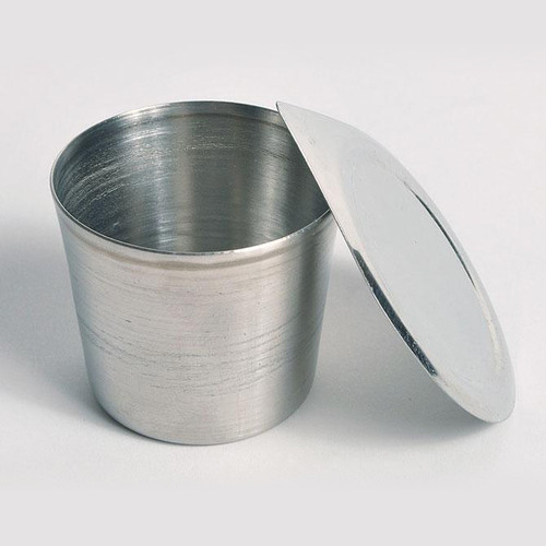 Stainless Steel Crucible with Lid, 15mL (1/2 oz)