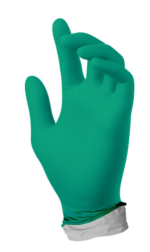 SW Sustainability Solutions PowerForm® PF-95GW Nitrile Exam Gloves, Dual-Color Green/White 5.9 mil Sustainable, Skin-Improving, case/500 