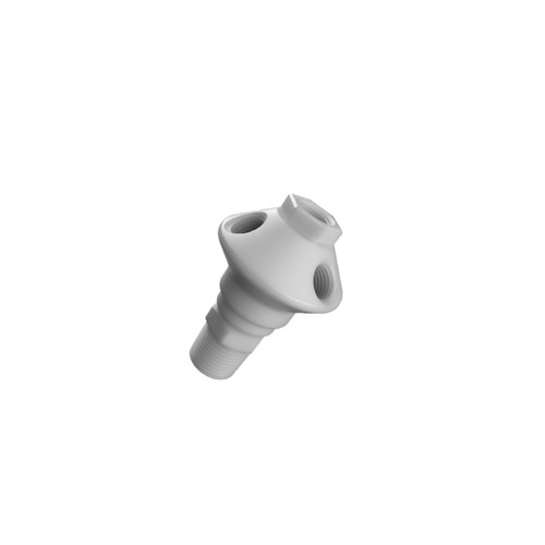 CP Lab Safety Stacking Manifold for Type E Port Capsport (1/2" NPT), 4-port size L (4 x 1/4" NPT), Polypropylene 