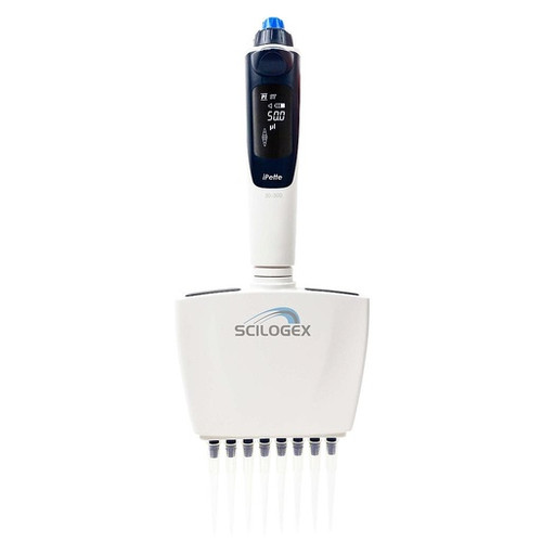 iPette Plus 8-Channel Electronic Pipettor, 10-100ul, 110-220V, 50/60Hz, US Plug