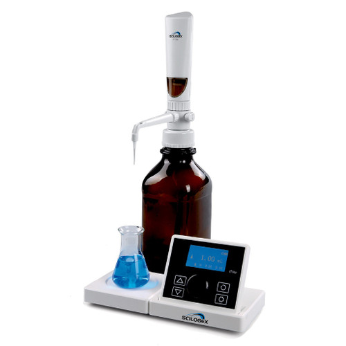 iTrite Electronic Motorized Digital Bottletop Burette 0.01-99.99ml, 110-240V, 50/60Hz, US Plug