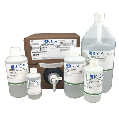 Acetate Buffer, pH 4.0, for Residual Chlorine Analysis, 500mL