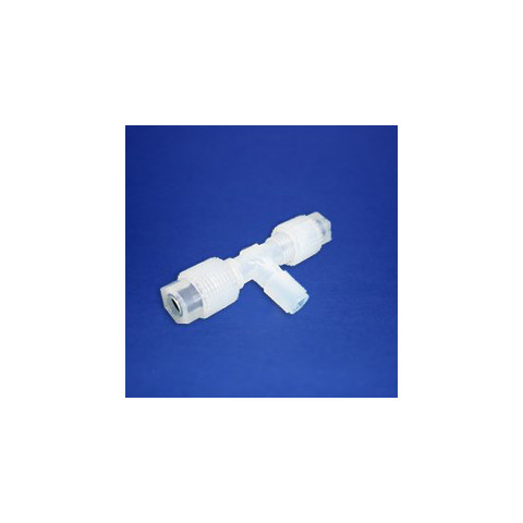 1/4" Tube X 1/4" Tube X 1/8 MNPT Tee Adaptor, Gripper Style