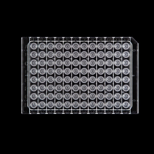 0.2ml 96 well Duo Material PCR plate, Half-skirted, Detachable, Clear Frame, Clear Wells, for ABI, Low binding, 10 per pack, 50 per case