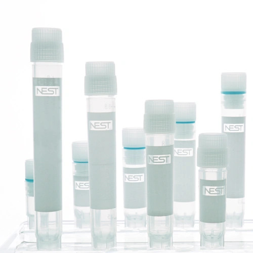 0.5mL Cryogenic Vial, Self-Standing, Internal Thread Sterile, 10 x 10 per rack, 16 racks per case, 1600 vials per case