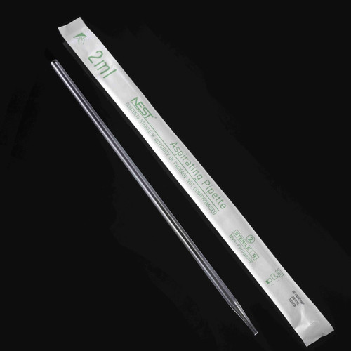 2ml Aspirating Pipette, No Printing, No plug, Individually Wrapped, Sterile, 50/bag, 200 per pack, 800 per case