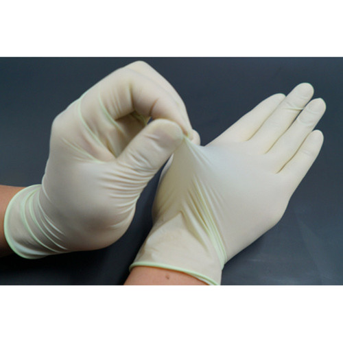 Latex Gloves with Oats Extractions, Powder Free, a patented coating recognized by the FDA as a skin protectant, M, 100 per pack, 1000 per case