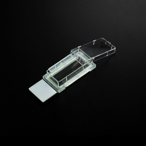 Nest Cell Culture Chamber Slides, 1 well w/glass slide, Clear, 9.40 cm2, 2.5-5.5ml, 6 per pack, case/12