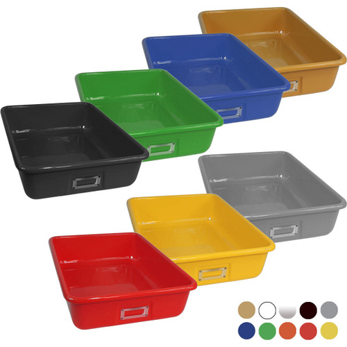 Shirley K's Organizational Tote Tray, 19 x 13.75 x 4.375, Polystyrene, Choose Color  Shirley K's Organizational Tote Tray, 19 x 13.75 x 4.375, Polystyrene, Choose Color