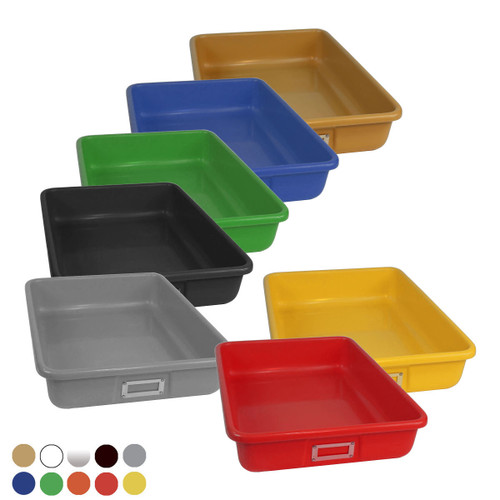 Shirley K's Organizational Tote Tray, 19 x 13.75 x 3.5, Polystyrene, Choose Color 