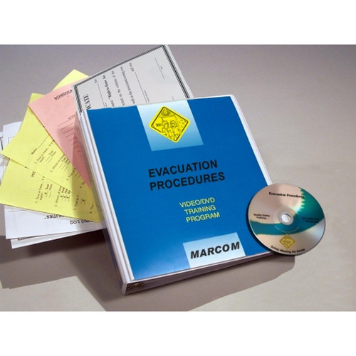 Marcom Safety Training Program, Evacuation Procedures, DVD or USB, English, Each