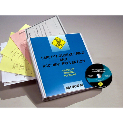MARCOM DVDs & Manuals, Safety Housekeeping & Accident Prevention in Industrial Environments, DVD or USB, English, each