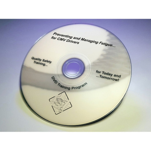 MARCOM DVDs & Manuals, Preventing and Managing Fatigue for CMV Drivers, DVD or USB, English or Spanish, each
