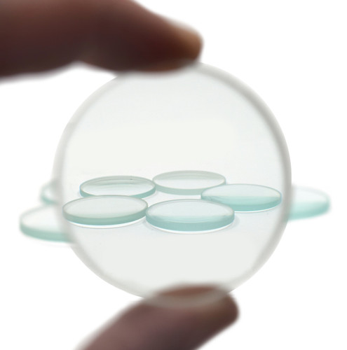 Eisco Labs 6pc Glass Lens Set, 1.5" (38mm) D, Double Convex, Double Concave, Plano Convex, Converging Concave-Convex, Diverging Concave-Convex, Plano-Concave 