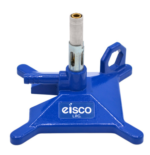 Eisco Labs Liquid Propane Micro Bunsen Burner, StabiliBase Anti-Tip Design with Handle, with Flame Stabilizer, LP 