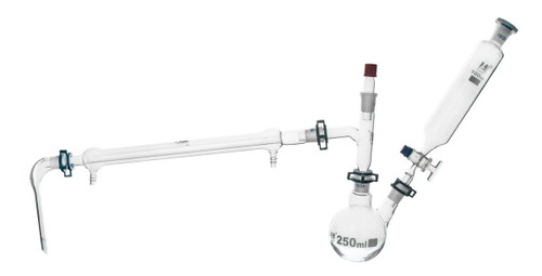 Eisco Labs 250ml Hydro Distillation Kit, 19/26 Joints, 9 Pieces 