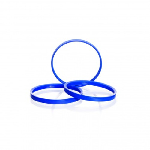Duran® Replacement Parts, Wide Mouth Pouring Rings GLS-80, Blue PP, pack/10