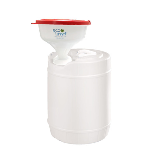 8" ECO Funnel® EF2 System with 5 gal plastic drum, 70mm (FS-70) 