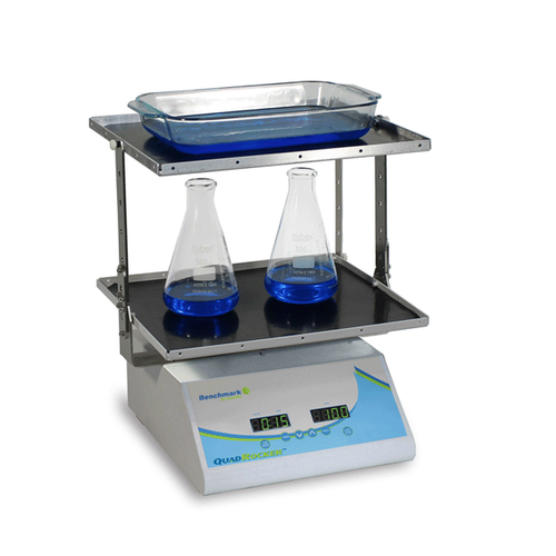 BR5404 QuadRocker Platform Shaker with Four Non-Slip Rubber Mats, Choose Voltage