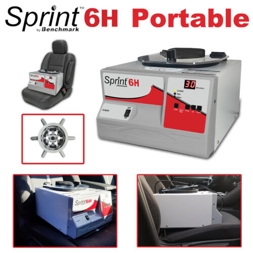 C5000-6H-PT Sprint 6H Portable Centrifuge Kit, Choose Voltage
