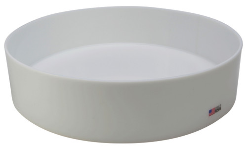 Round Lab Tray, HDPE, 18 x 4", 16.7 Liter