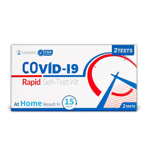 OTC Genabio Covid-19 Home Test, 2 tests/box