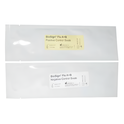 POC FLU A + B Control Set - 10 Packs (5 Negative / 5 Positive) Rapid Test, 10 Pack - Professional Use Only