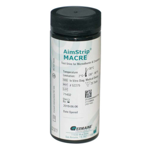 POC AimStrip® MACRE Urinalysis (UA) Test, 25 Tests - Professional Use Only