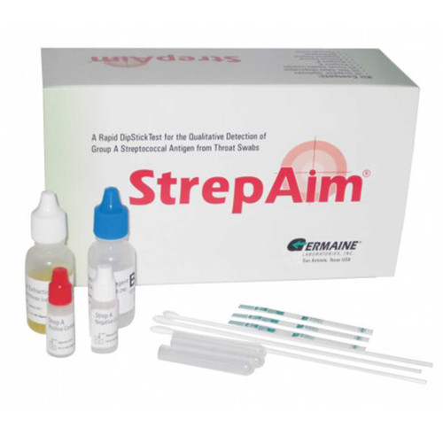 POC StrepAim®, 25 Tests/Box Rapid Test, 25 Tests - Professional Use Only