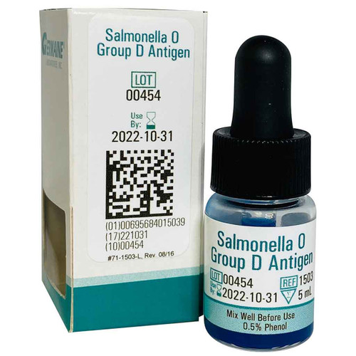 POC Salmonella O Group D Antigen Febriles Test, 5 mL - Professional Use Only
