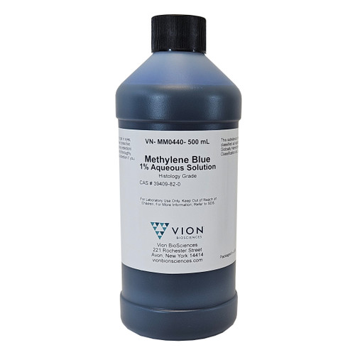 Methylene Blue, 1% Aq, Histology Grade, 500 mL, Each