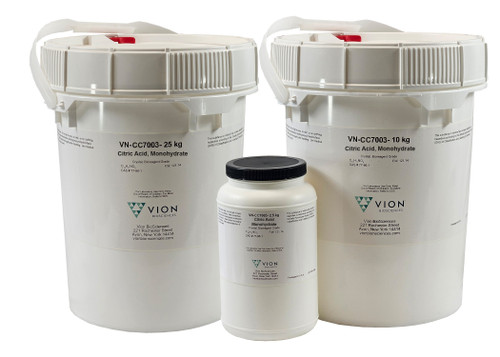 Citric Acid, Monohydrate, 2.5 kg, Histology Grade, Each