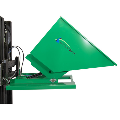 Steel Powered Self-Dumping Hopper, Forklift Powered, 1 cubic yard, 6000 lb. Capacity