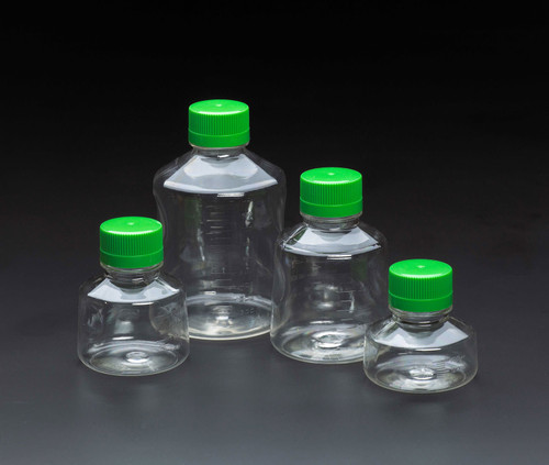 500 mL, Solution Bottles, Single-Use, Polystyrene, Sterile, Bagged, case/24