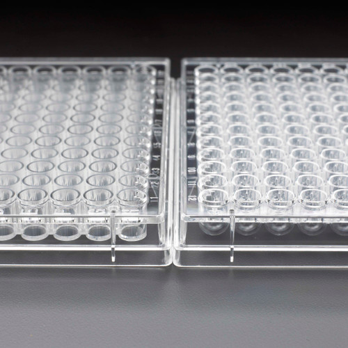 Non-Treated Plate, Round Bottom without Lid, 96-Well, Individually Wrapped, Sterile, case/100