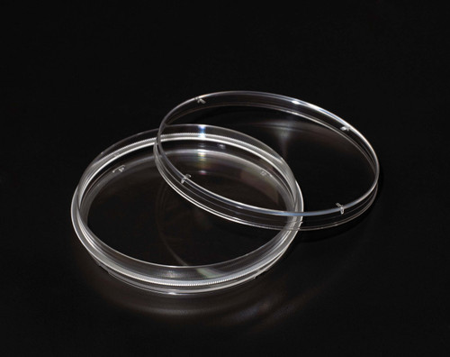 Treated Tissue Culture Dish w/Grip Ring, 100mm x 15mm Sterile, 10 per Resealable Bag, case/500