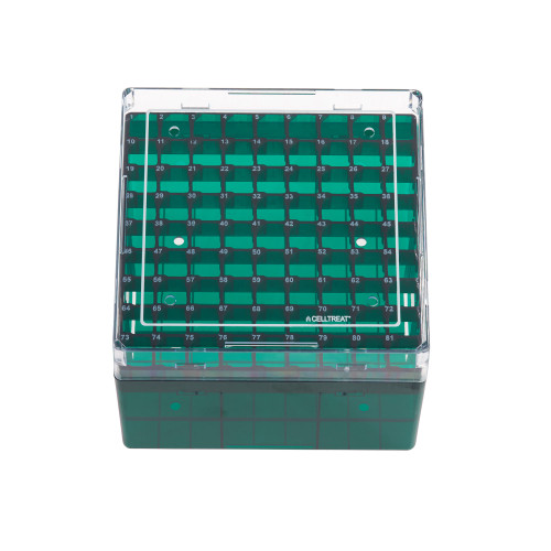 Deep Storage Box, CF Cryogenic Vial, 81 Place, Polycarbonate, case/5