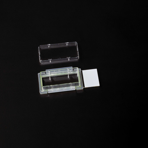 Cell Culture Slide, 1 Chamber, Glass, Sterile, 6 per Tray, 2 Trays per Box, case/12