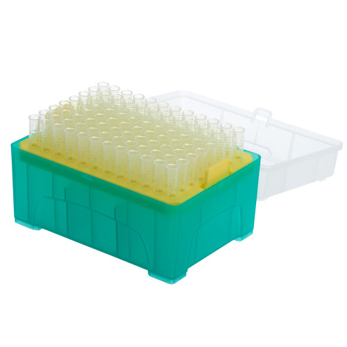 Low Retention Filter Pipette Tips, 20 uL, Racked, Sterile, 96 Tips per Rack, case/960