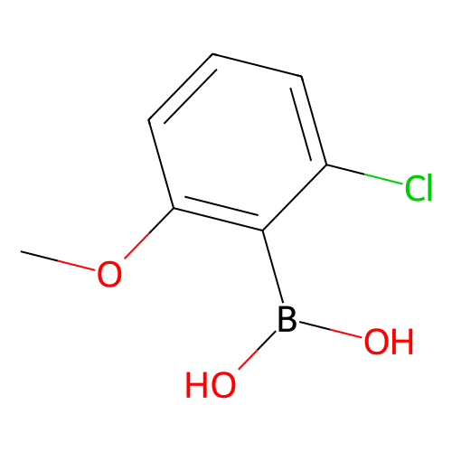 2-Chloro-6-methoxyphenylboronic acid(contains Anhydride), min 95%, 100 grams
