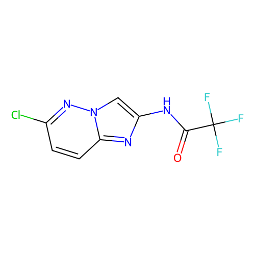 N-{6-chloroimidazo[1, 2-b]pyridazin-2-yl}-2, 2, 2-trifluoroacetamide, min 97%, 1 gram