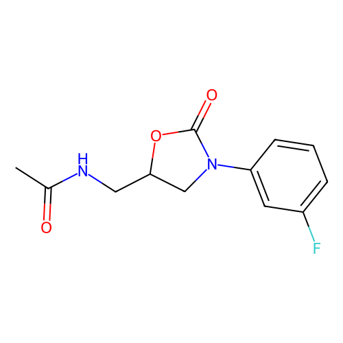 (S)-N-[[3-(3-Fluorophenyl)-2-oxo-5-oxazolidinyl]methyl]acetamide, min 98%, 1 gram