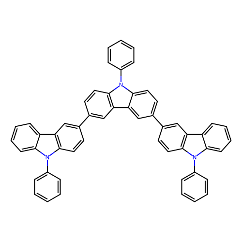 9, 9', 9-Triphenyl-3, 3':6', 3-Ter-9H-carbazole, min 99% (HPLC), 1 gram