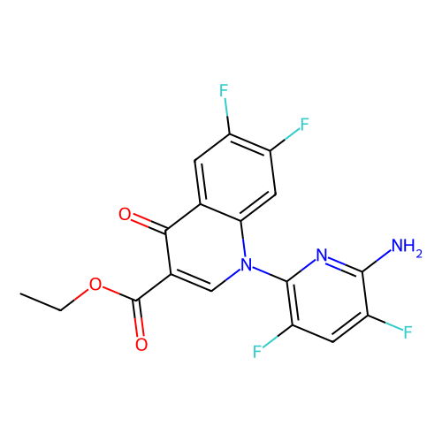 3-?quinolinecarboxylic acid, 1-?(6-?amino-?3, ?5-?difluoro-?2-?pyridinyl)?-?8-?chloro-?6, ?7-?difluoro-?1, ?4-?dihydro-?4-?oxo-?, ethyl ester, min 97%, 100 mg