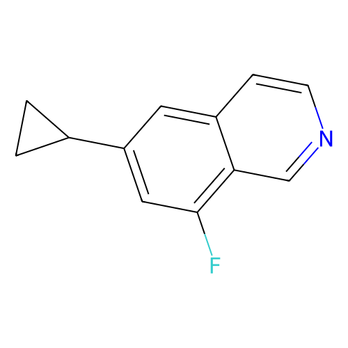 6?cyclopropyl?8?fluoroisoquinoline, min 97%, 250 mg
