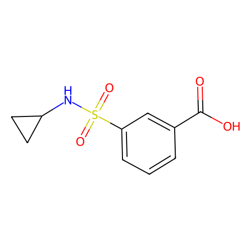 3-(Cyclopropylsulfamoyl)benzoic acid, min 97%, 25 grams
