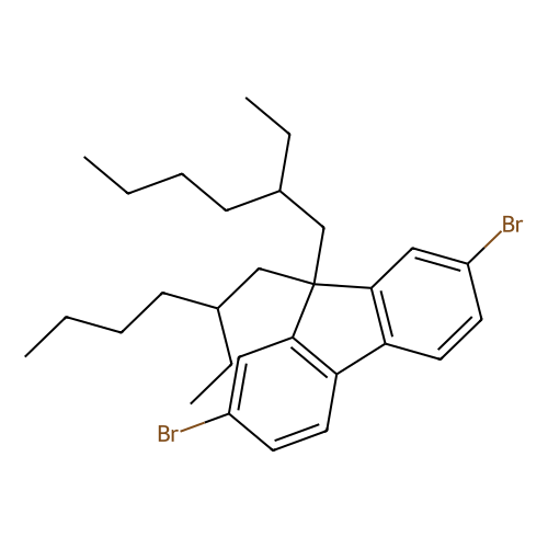 2, 7-Dibromo-9, 9-bis(2-ethylhexyl)-9H-fluorene, min 98%, 100 grams